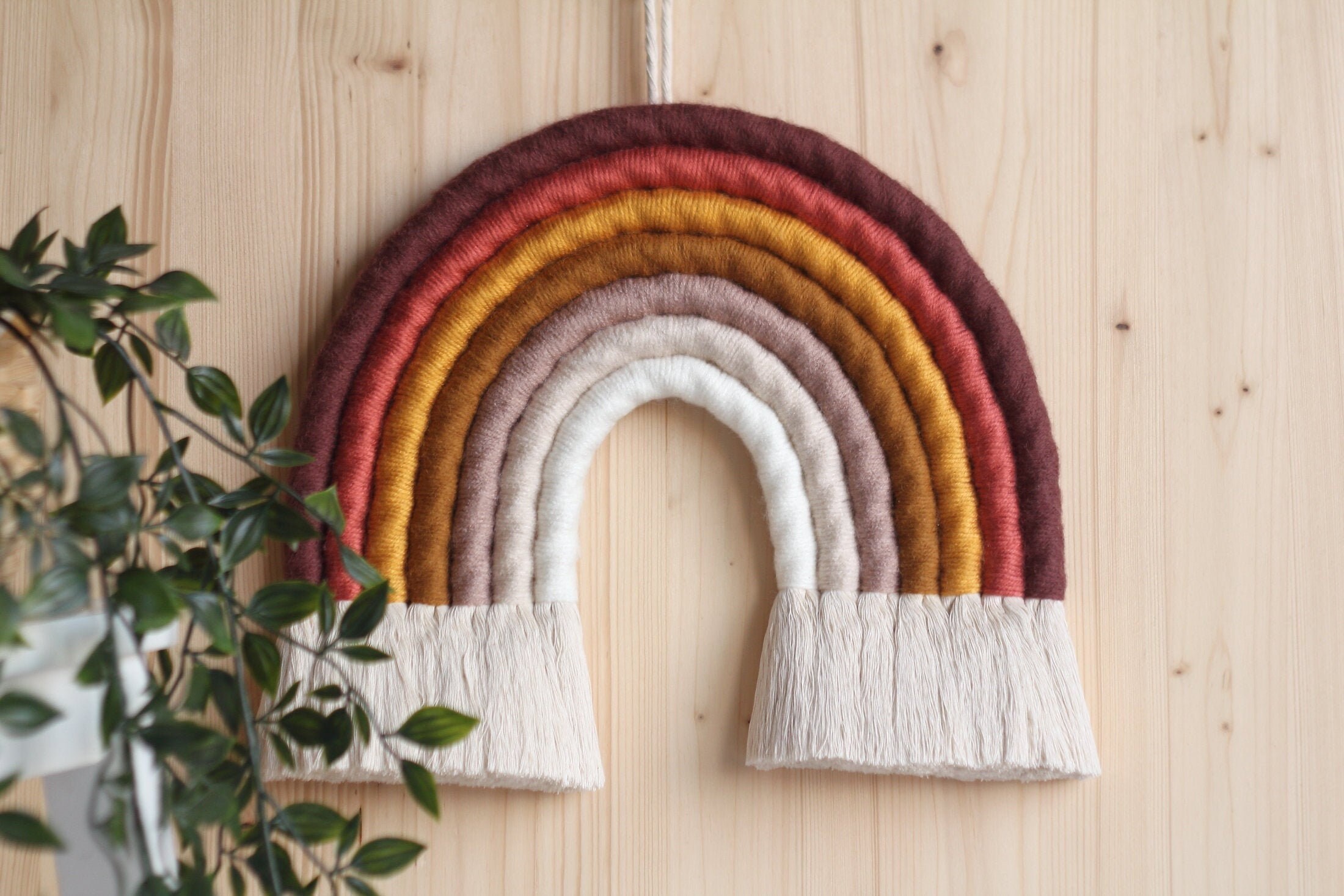 Big Size Rainbow Wall Hanging Rainbow Wall Art Nursery Wall Etsy
