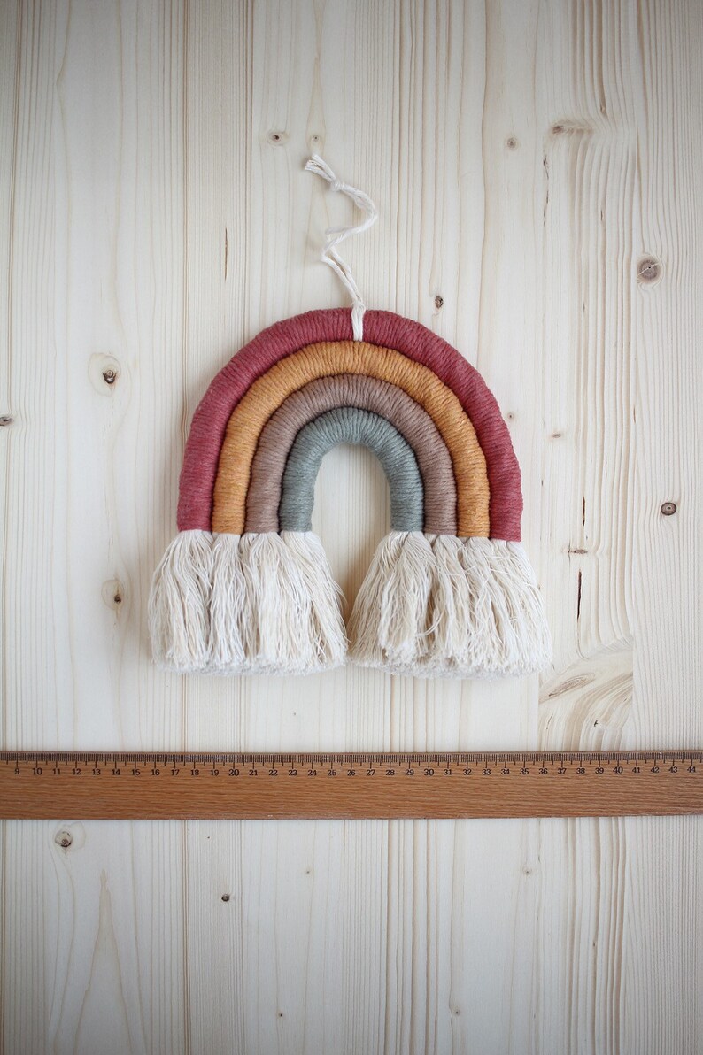Rainbow Wall Hanging Rainbow Wall Art Nursery Wall Decor Etsy
