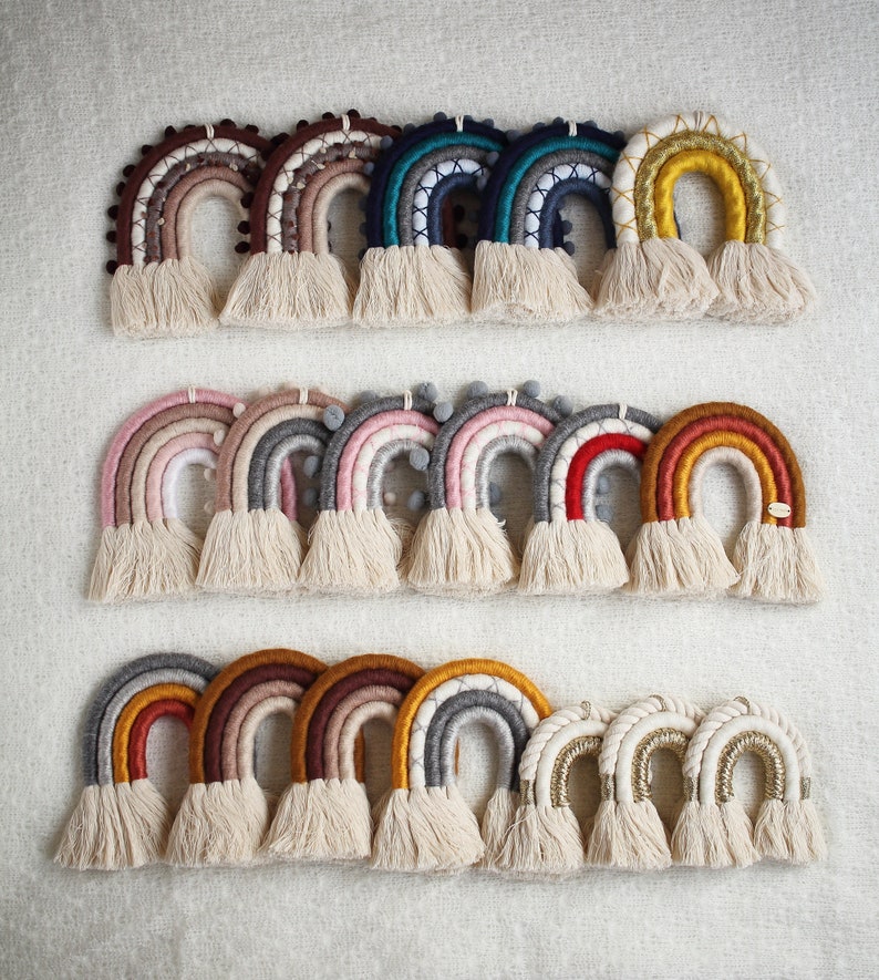 Rainbow Wall Hanging Rainbow Wall Art Nursery Wall Decor Etsy