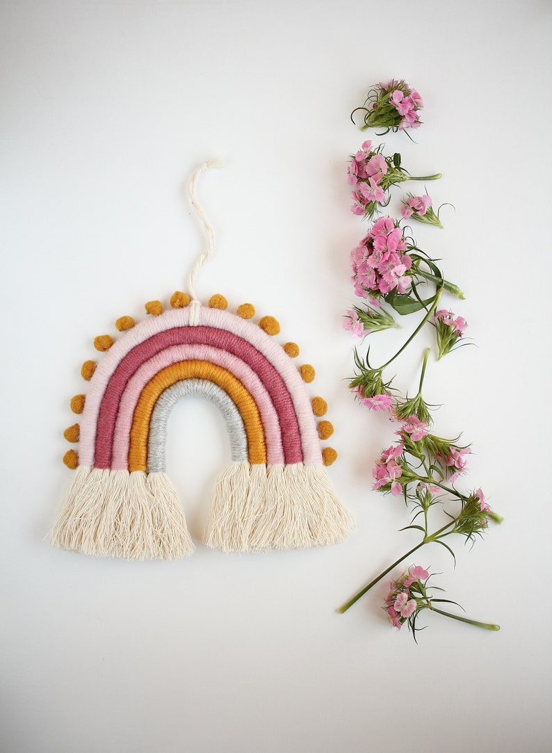 Rainbow Wall Hanging Rainbow Wall Art Nursery Wall Decor Etsy Australia