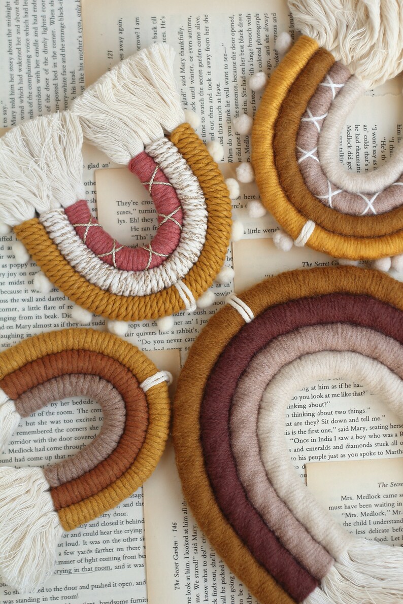 Rainbow Wall Hanging Rainbow Wall Art Nursery Wall Decor Etsy