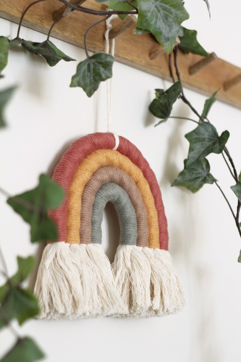 Rainbow Wall Hanging Rainbow Wall Art Nursery Wall Decor Etsy