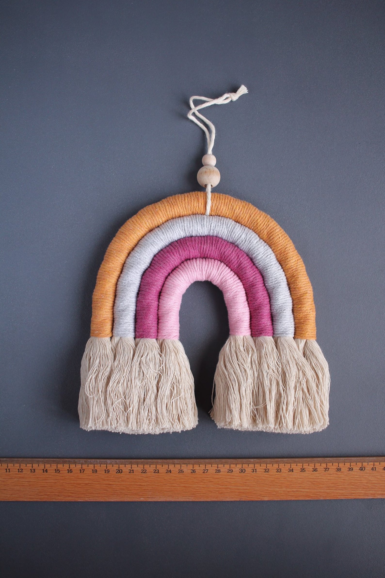 Rainbow Wall Hanging Rainbow Wall Art Nursery Wall Decor Etsy