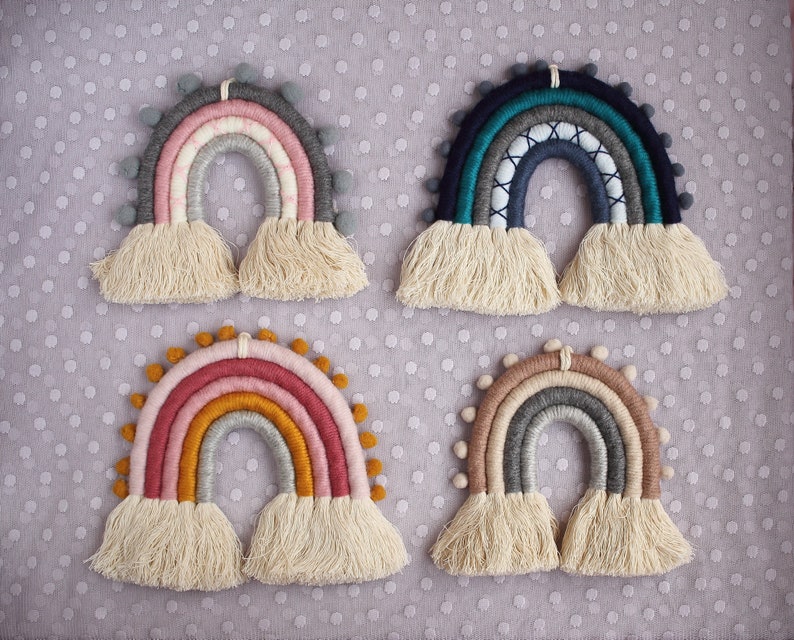 Rainbow Wall Hanging Rainbow Wall Art Nursery Wall Decor Etsy