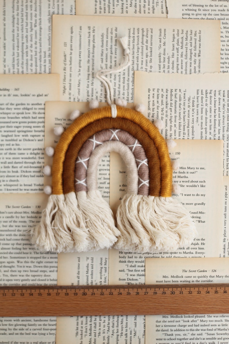 Rainbow Wall Hanging Rainbow Wall Art Nursery Wall Decor Etsy