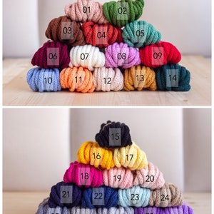 Handmade Knitted Cotton Cord - Tricotin Icord for Crafts image 6