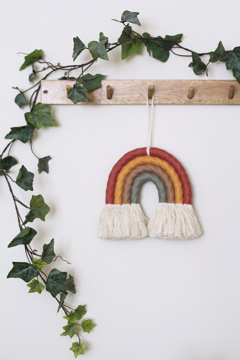 Rainbow Wall Hanging Rainbow Wall Art Nursery Wall Decor Etsy