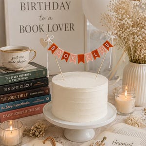 Personalized Bunting Cake Topper - Custom Name Flag Cake Banner in Various Colors for Birthday, Graduation, Wedding, Anniversary, Engagement image 6