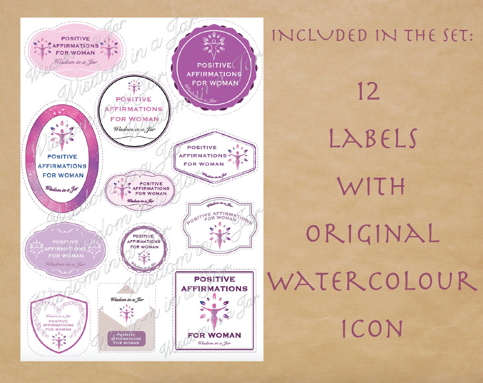 PRINTABLE Positive Affirmations for Woman 365 Quotes Adult - Etsy UK