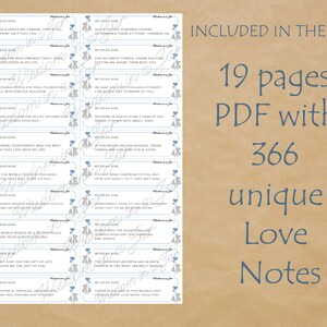 PRINTABLE Parenting Love Notes to Son - 365 Messages, 12 Jar Labels &amp; Editable PDF Birthday Gift ...