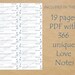 PRINTABLE Parenting Love Notes to Son - 365 Messages, 12 Jar Labels &amp; Editable PDF Birthday Gift ...