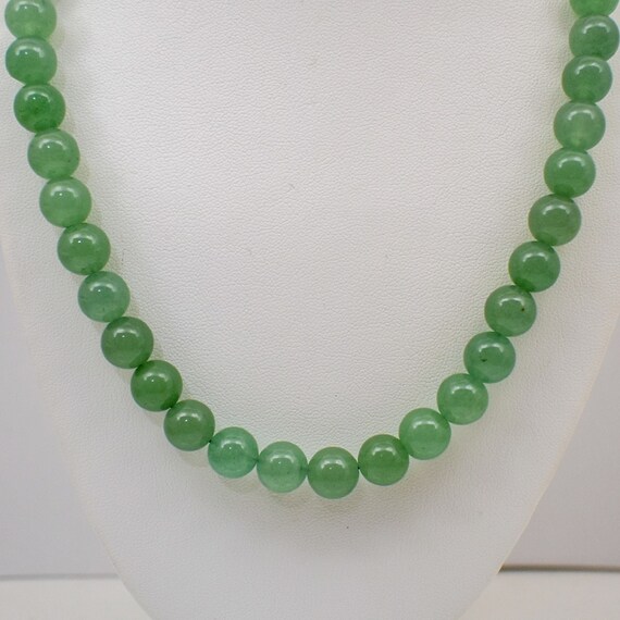 Aventurine bead necklace sale