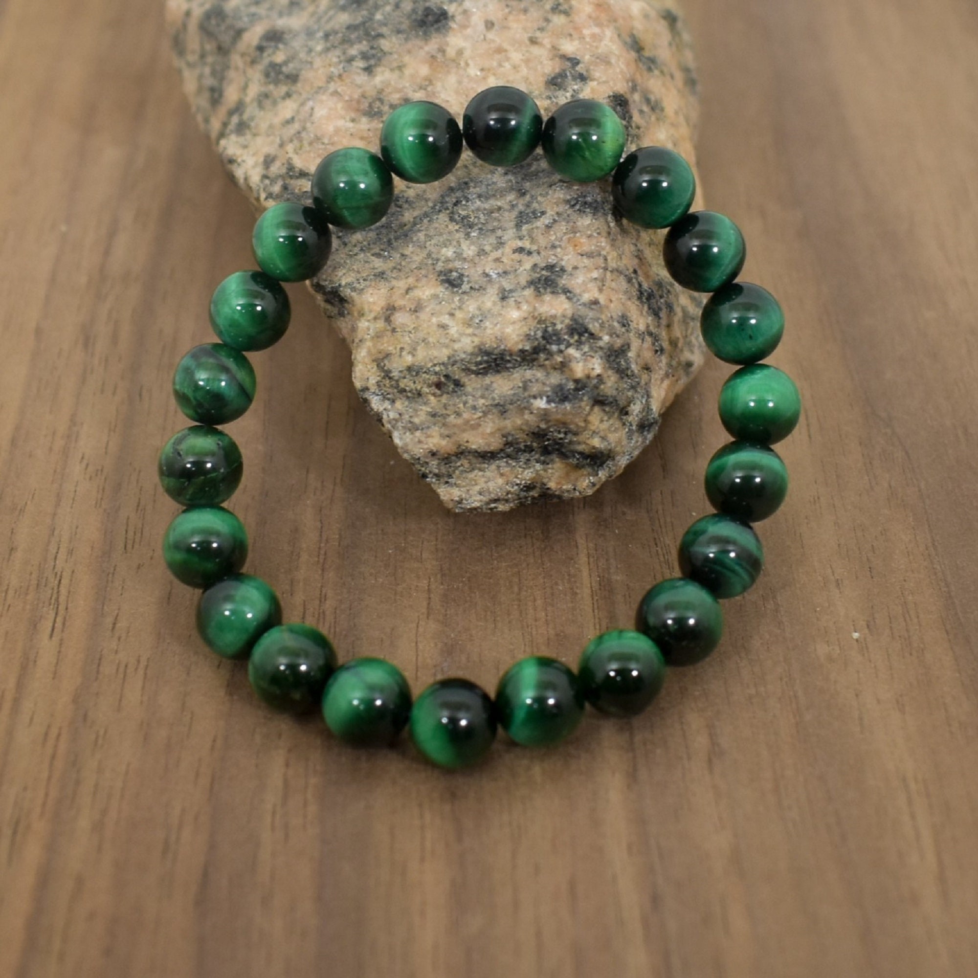 Green tiger eye bracelet clearance