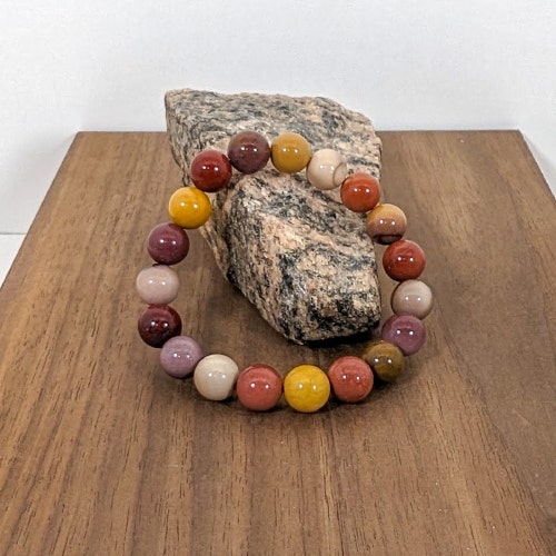 Collier De Perles En Onyx Facettées 18-12 Mm - Longueur 24 Pouces (61 Cm), Couleur Or, Style Bead - Neuf Sans Emballage