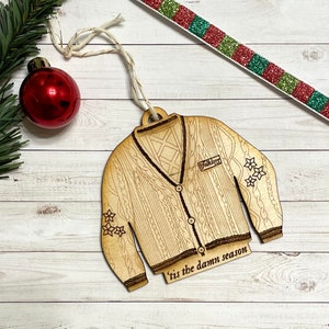 Cardigan Ornament - Sweater Ornament
