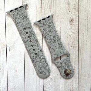 Folklore Watch Band - Smart Watch Band - Gegraveerde Watch Band