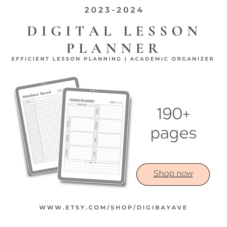 Academic Planner Teacher Lesson Planner, Classroom Organization