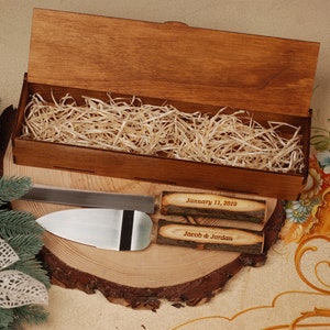Wedding knife Cake knife set Wedding knife set Cake serving set Wedding cake server Wedding cake knife Rustic wedding Personalized server