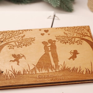 Wooden photobook Wedding photo album Rustic wood album Rustic photo album Wooden photoalbum Wedding memory book Wood book Rustic memory book