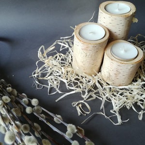 Candle holder sets.Wooden candlesticks. Set of 3 pcs.Wood candleholders.Tree candle holder.Rustic tealight.Wood TeaLight Holder.Birch candle