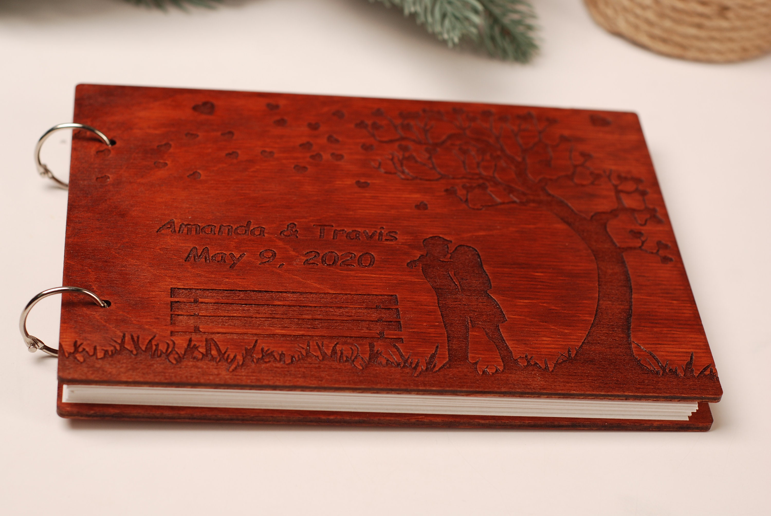 Photo Booth Book Custom Wedding Book Guest Book Alternative Etsy