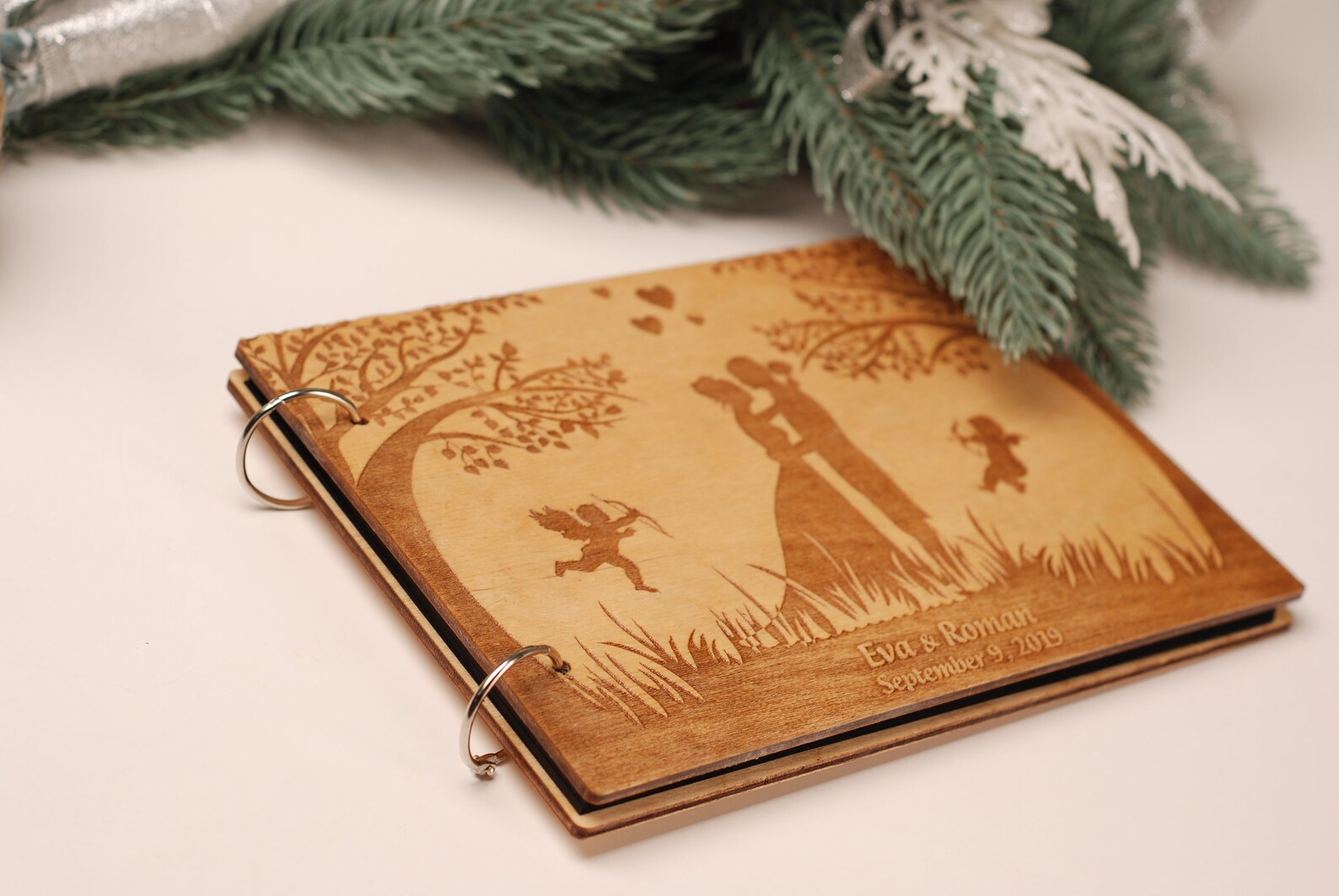 Wedding Memory Book Custom Memory Book Shower Book Wood Etsy