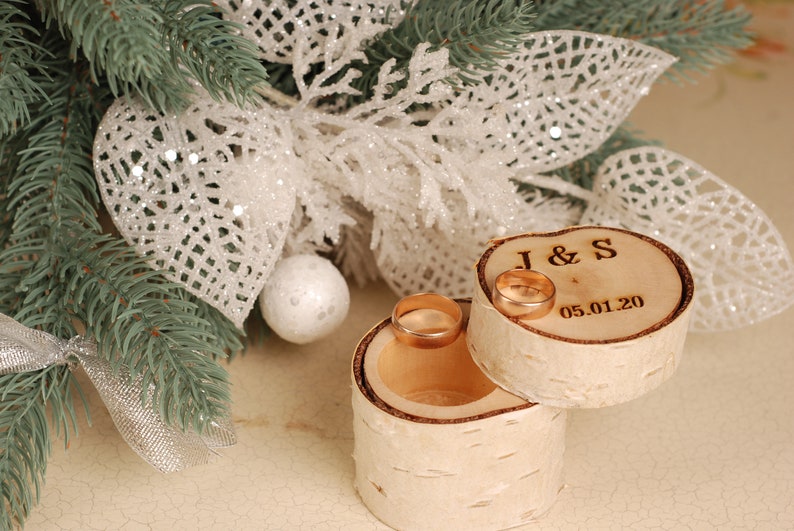 Wooden Ring Box. Ring Box Wood. Rustic Ring Bearer. Wedding Etsy