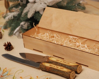 Wedding server set Server set Cake set Wedding knife set Cake server Cake serving set Personalized server Engraved knife Cake cutter set