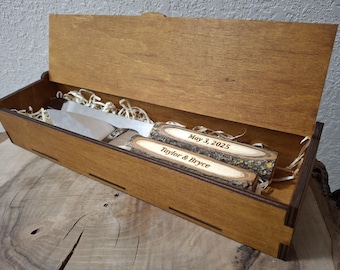 Cuchillo personalizado para cortar tarta de boda, set para cortar tarta, cuchillo de boda, set para servir tarta, set para cortar tarta, regalo de boda, set para servir tarta grabado.