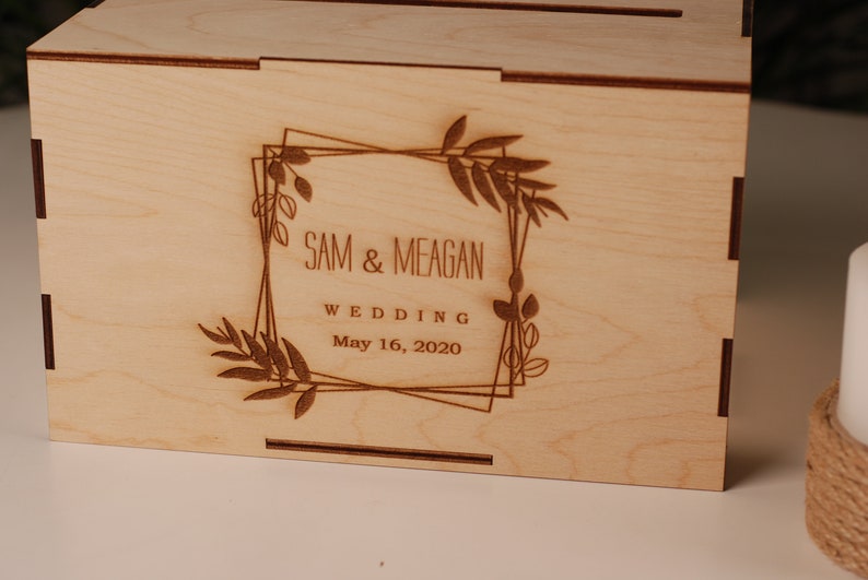 Rustic Card Box Wooden Card Box Card Box for Wedding Card Box Etsy