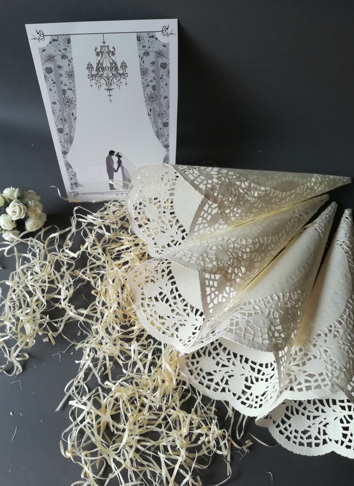 50 Wedding Confetti Cones. Cones for Confetti. Wedding Petal Etsy