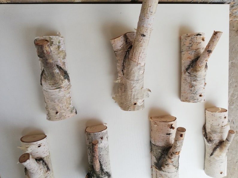 Natural Branch Wood Wall Hooks Wall Hooks Tree Branch Hook Etsy