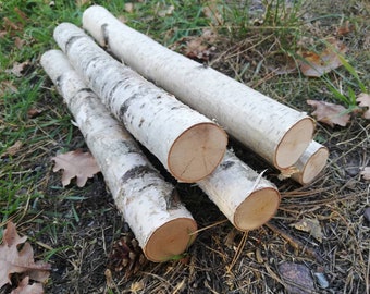 5 natural wood logs. Wooden logs. Logs. Craft supplies. Wood log. Fireplace logs. Wood decor. Rustic wood log. Hard wood Natural wood sticks