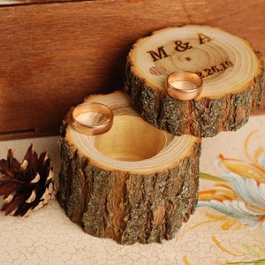 Rustic wedding Ring box Engraving ring box Wood rings box Rustic wedding box Rustic ring box Ring Bearer Box Engagement ring box Ring bearer