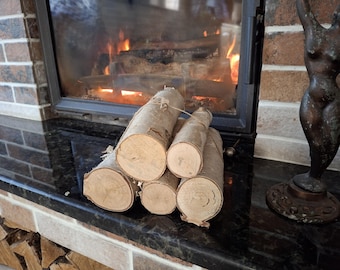 5 natural wood logs. Wooden logs. Logs. Craft supplies. Wood log. Fireplace logs. Wood decor. Rustic wood log. Hard wood Natural wood sticks