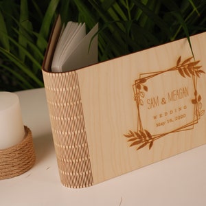 Wooden photo album Wedding Photo Album | Polaroid Guest Book | Wedding Gift | Anniversary Gift for her, him | Gift For Boyfriend, Girlfriend