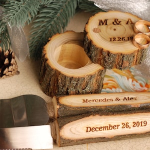 Regalo di nozze Coltello per torta nuziale Set di coltelli per torta Set di coltelli per matrimonio Set per servire torte Pala per torta nuziale Matrimonio rustico Pala per torta personalizzata