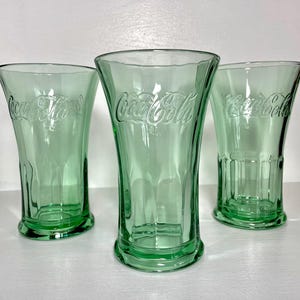 Vintage Coca Cola Milkshake Glasses