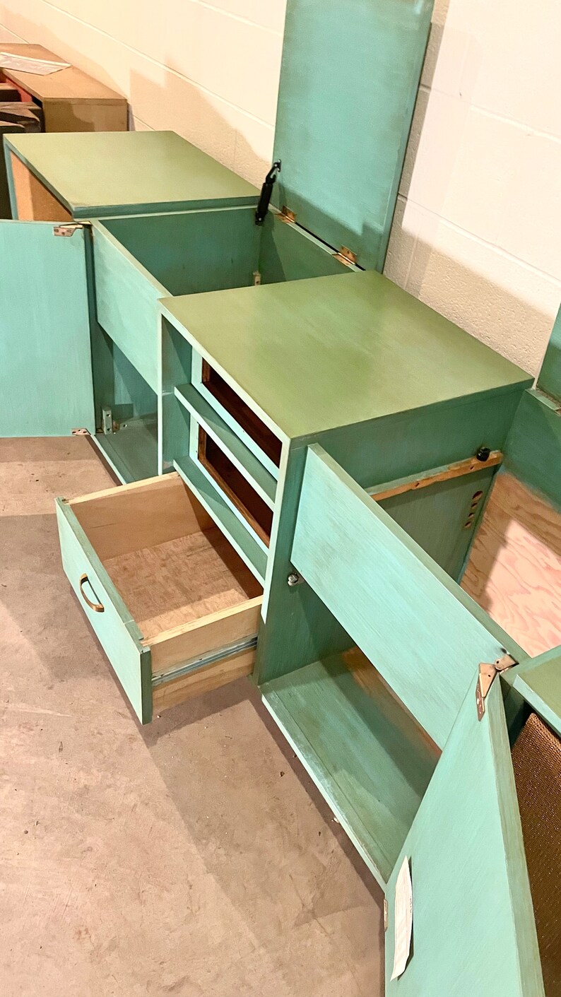 ONE OF A KIND Mid Century Record With Original Paint. Etsy