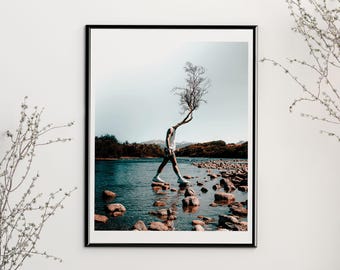 Limited Edition Walk Of Growth Print: Surreal Abstract Tree Art Print (8.5x11)