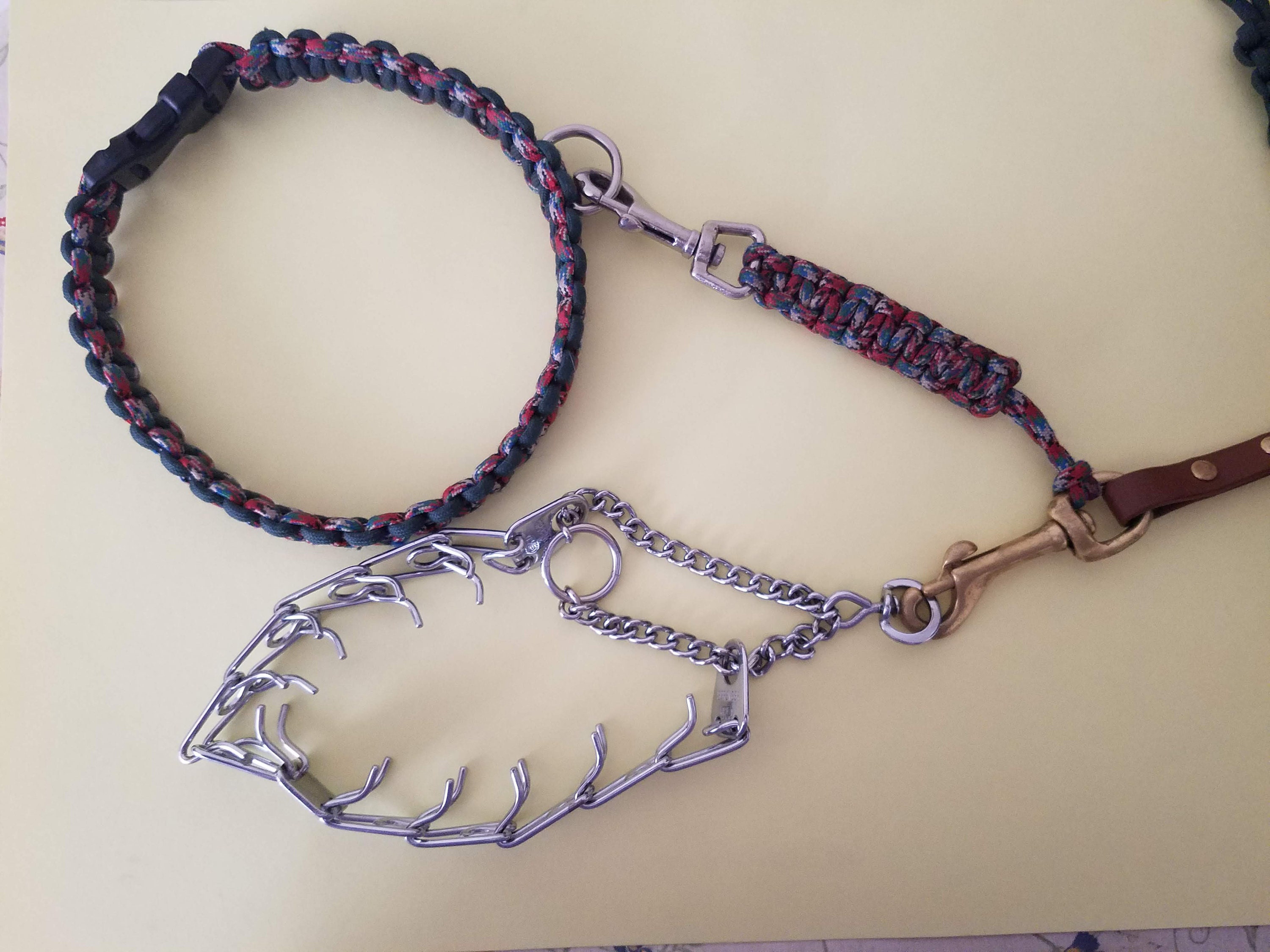 2 Prong Collar Safety Backup Harness Safety Backup Connector Etsy