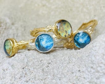 El anillo de la noche estrellada de Van Gogh