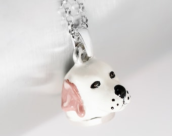 Collar Charms Labrador plata 925 para su regalo Labrador