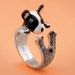 see more listings in the Enamelled dog rings 925 section
