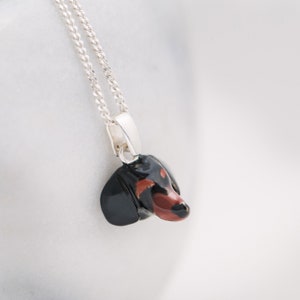 Charms Halskette Dackel 925 Silber