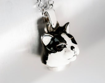 Collar Charms Gato Plata 925