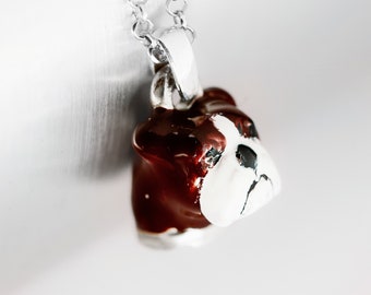 Charms-Halskette Englischer Bulle aus Silber 925 für ihr Geschenk Labrador