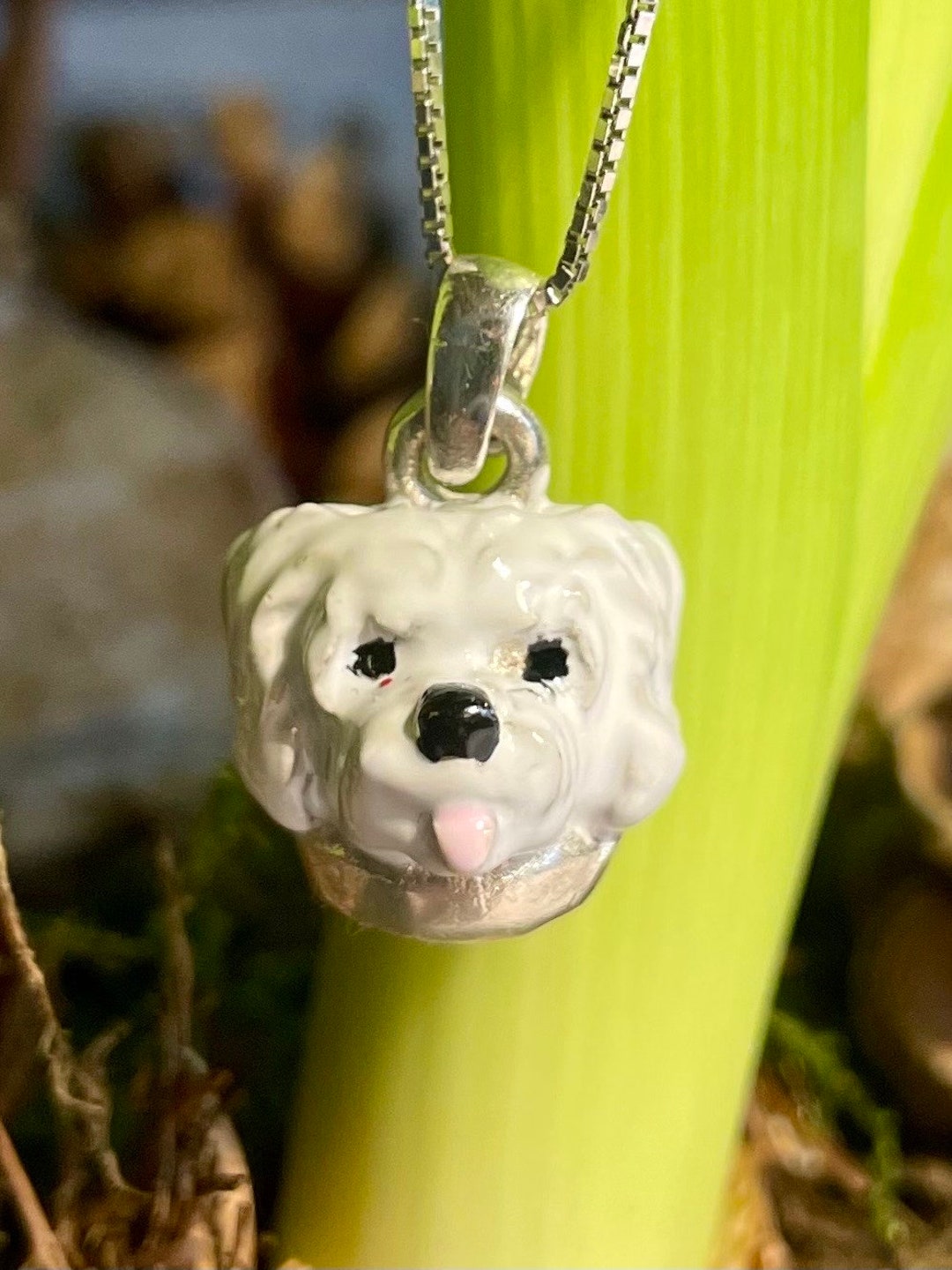 Charms Necklace Maltese Silver 925 Handmade Italy Gift for Her Etsy