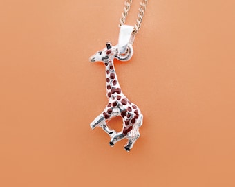 Giraffe necklace 925 silver