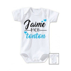 Body Bebe J Aime Mon Tonton Fille Tt154 Etsy Body Bebe J Aime Mon Tonton Fille Tt154 Etsy
